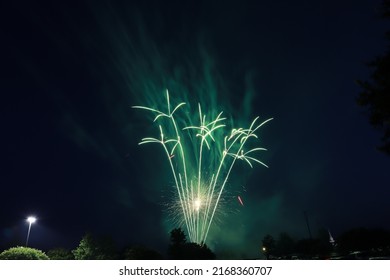 Firework Show At A Church Event