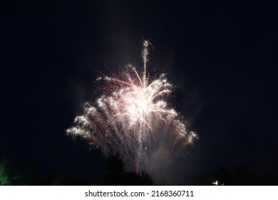 Firework Show At A Church Event