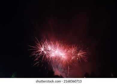 Firework Show At A Church Event