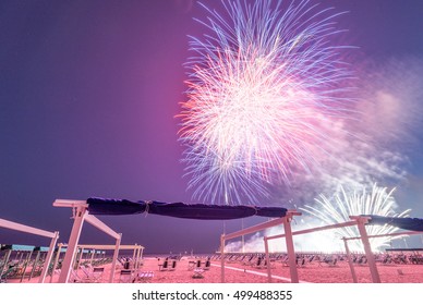 Fireworks At The Beach.