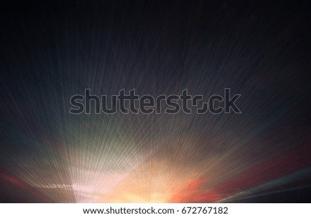 Similar – Sunrise in the sea for background