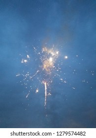 Fireworks exploding in the sky