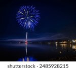 Fireworks, Grand Marais Harbor, Grand Marais, Minnesota, Fourth of July
