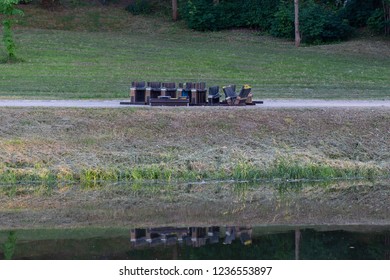 Fireworks Mortar Tubes Set Up