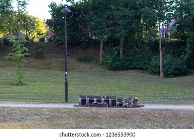 Fireworks Mortar Tubes Set Up