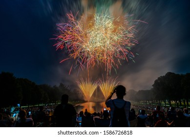 Fireworks At The National Mall Of Washington DC