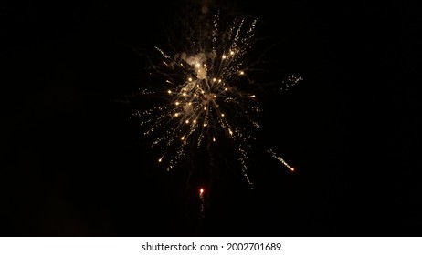 Fireworks in the night sky