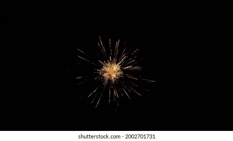 Fireworks in the night sky - Shutterstock ID 2002701731
