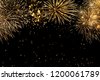 fireworks black background