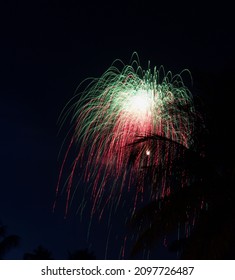 The Fireworks On The Feast Of St Jacob In A Church In South India