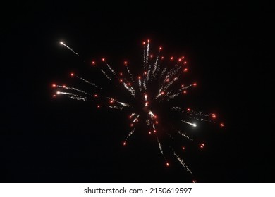 Fireworks On The Fourth Of July Near New Smyrna Beach Florida