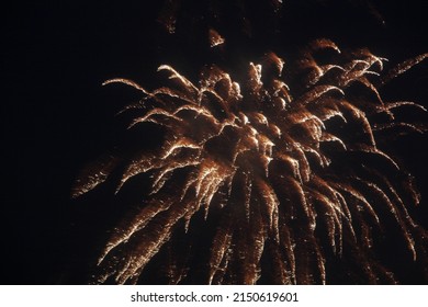 Fireworks On The Fourth Of July Near New Smyrna Beach Florida