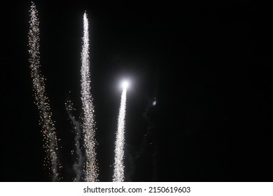 Fireworks On The Fourth Of July Near New Smyrna Beach Florida