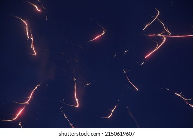 Fireworks On The Fourth Of July Near New Smyrna Beach Florida