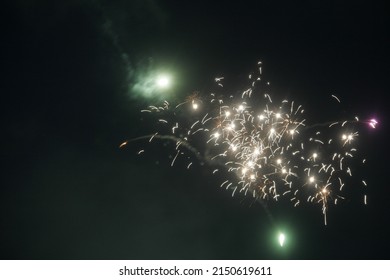 Fireworks On The Fourth Of July Near New Smyrna Beach Florida