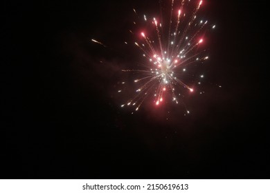 Fireworks On The Fourth Of July Near New Smyrna Beach Florida