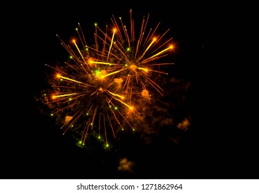 Fireworks on New Year night 2019 

