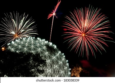 Fireworks At Ontario Place.