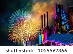 Fireworks over Bethlehem Steel