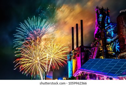 Fireworks Over Bethlehem Steel