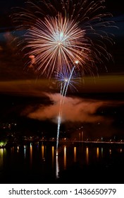 Fireworks Over The Delaware River, Lambertville, NJ