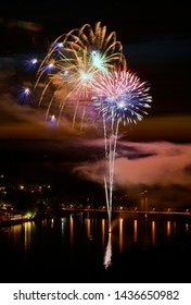 Fireworks Over The Delaware River, Lambertville, NJ