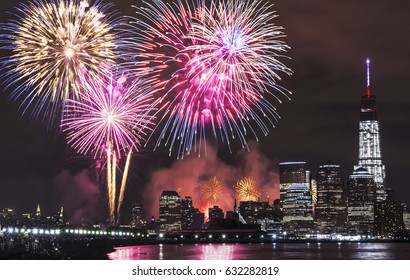 Fireworks Over New York City