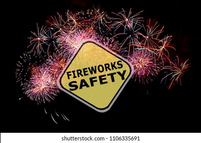 Fireworks Safety Reminder Background