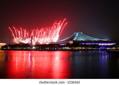 Fireworks At Singapore Indoor Stadium