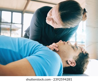 First aid, cpr and breathing with a woman learning how to revive a person suffering from trauma or emergency. Respiration, resuscitation and health with a female training as a lifeguard in rescue - Powered by Shutterstock