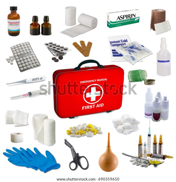 first aid kit with medication