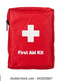 First Aid Kit, isolated on white background