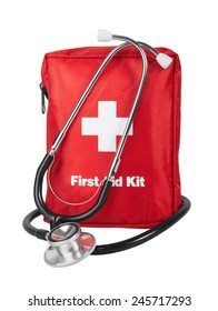 First Aid Kit Stethoscope Isolated On Stock Photo 245717293 | Shutterstock