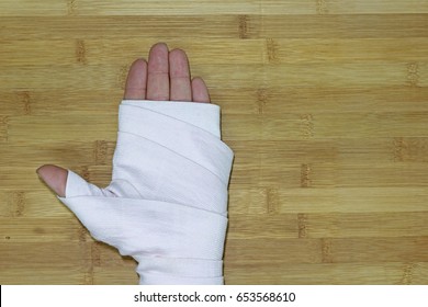 First Aid Sore Wrist Elastic Bandage Stock Photo 653568610 | Shutterstock