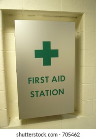 First Aid Station At Work