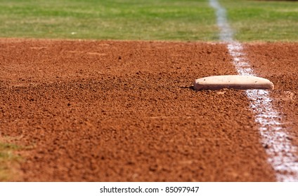 First Base of a Baseball Field