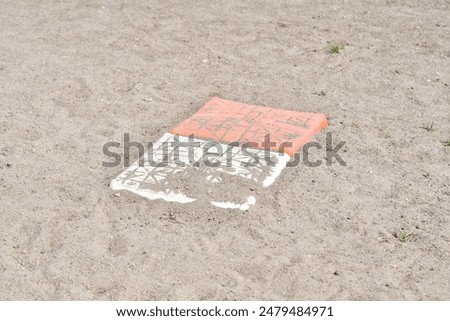 First base on a softball field