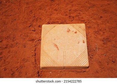 First base plate baseball field