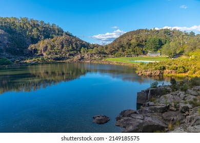 First Basin At Cataract Gorge Reserve At Launceston In Tasmania, Australia