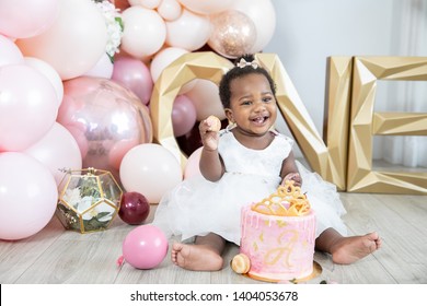 First birthday party and cake smash