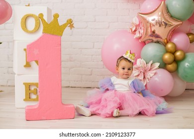 First Birthday Party For Girl. Pink  Decor