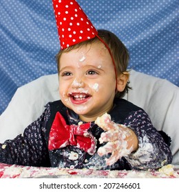First birthday party smash cake