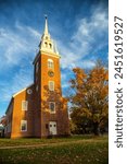 The First Church of Christ is located in Wethersfiend, CT, and dates back to 1635.  On May 20, 1781, George Washington attended service during the conference with Rochambeau to plan an end to the Revo