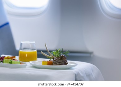 First class airline meal - Powered by Shutterstock