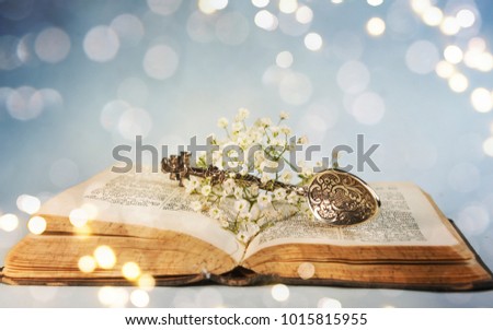 First communion. Easter background