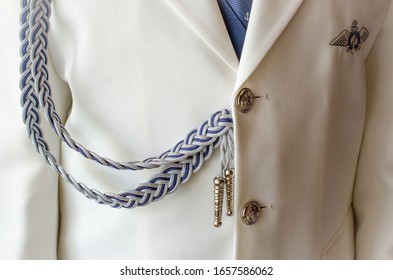 First Communion Suit Cord Detail