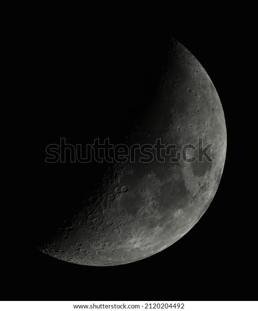 First crecent Moon 42%\
illuminated
