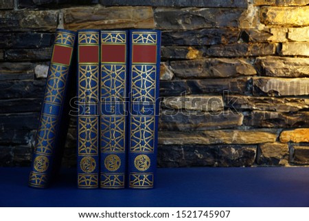 First Four Volume of an Old Encyclopaedia
