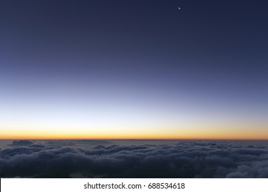 First glimpse of the dawn