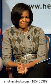 First Lady Michelle Obama At A Public Appearance For National Education Association, NEA, Read Across America Day Kick Off, Library Of Congress, Washington, DC March 2, 2010